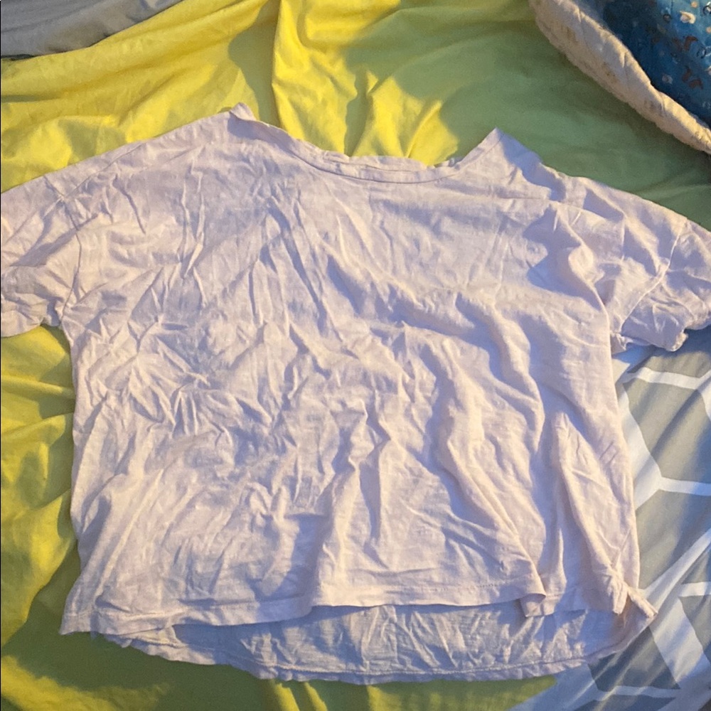 LOFT Pink Boxy Relaxed T-shirt